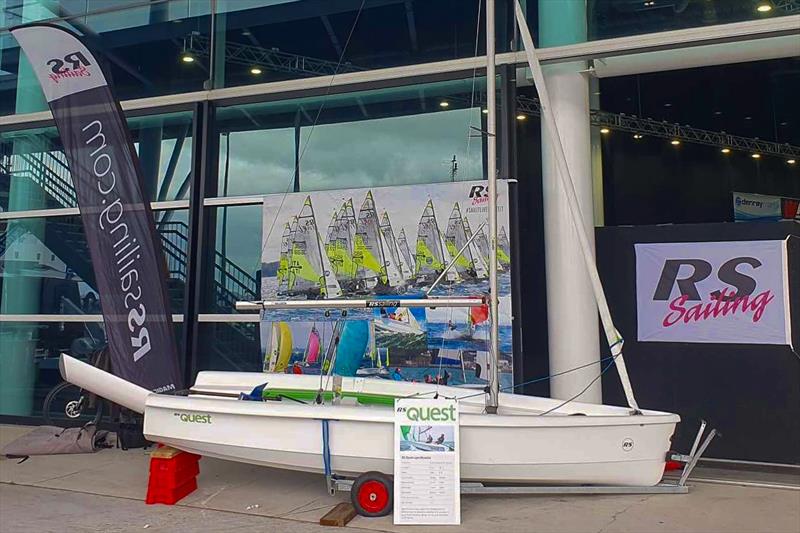The RS Quest is rigged and on the NZ Sailcraft stand at the Auckland Boat Show - March, 14 2024 photo copyright NZ saikcraft taken at Wakatere Boating Club and featuring the RS Quest class