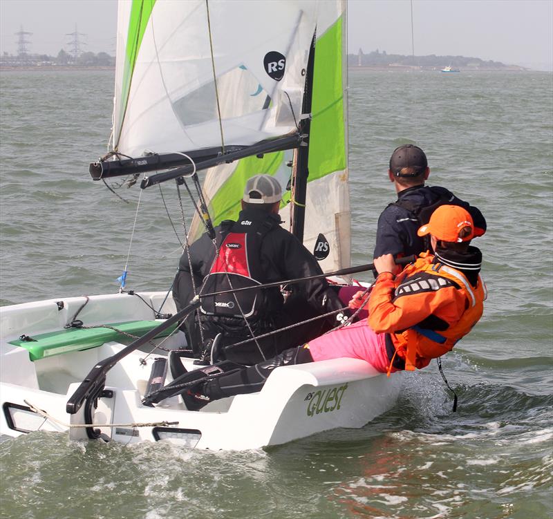 Isle of Sheppey race 2024 photo copyright Nick Champion / www.championmarinephotography.co.uk taken at Isle of Sheppey Sailing Club and featuring the RS Quest class