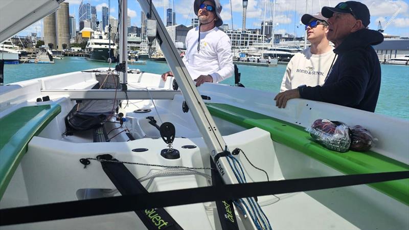 Grant Dalton with the RS Quest photo copyright NZ Sailcraft taken at  and featuring the RS Quest class