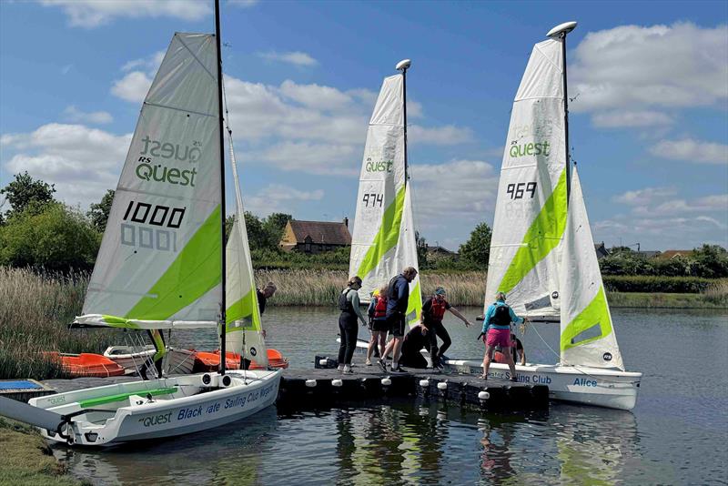 Blackwater SC hosts successful Open Day photo copyright Zoe Nelson taken at Blackwater Sailing Club and featuring the RS Quest class
