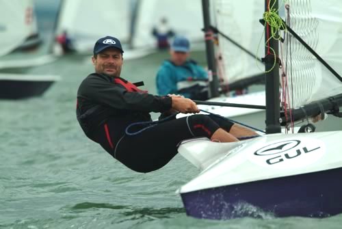 Steve Cockerill, winner of the RS300 Nationals photo copyright Nick Kirk / N D K Photography taken at Lee-on-the-Solent Sailing Club and featuring the  class