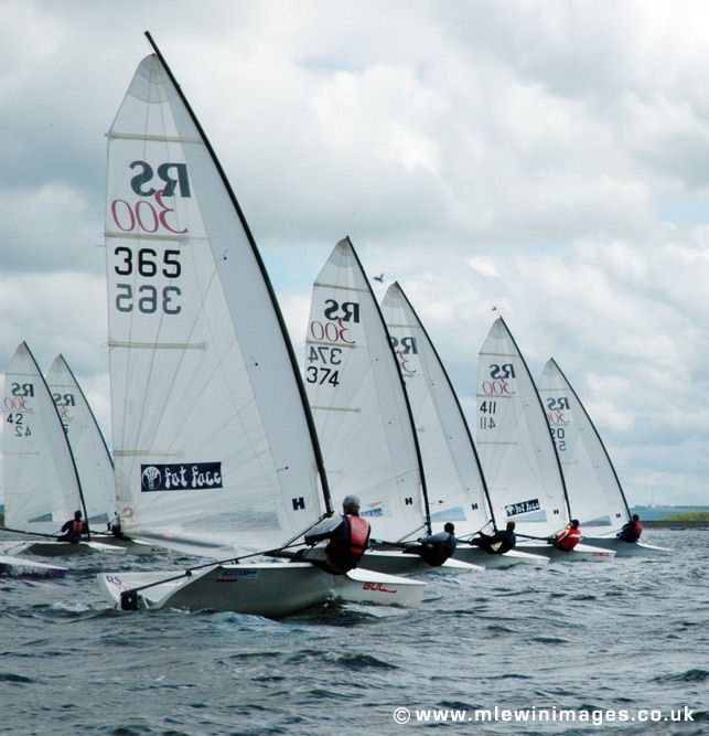 Serious squalls for the RS300s at Draycote photo copyright Malcolm Lewin / www.malcolmlewinphotography.zenfolio.com/sail taken at Draycote Water Sailing Club and featuring the RS300 class