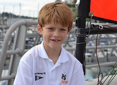 William James from Torbay photo copyright RTYC taken at Royal Torbay Yacht Club and featuring the RS Tera class