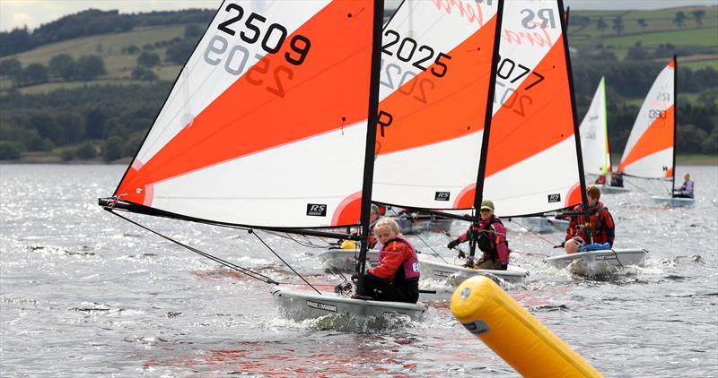 Regatta Fleet during the Magic Marine RS Tera nationals photo copyright Peter Newton / www.peternewton.zenfolio.com taken at Derwent Reservoir Sailing Club and featuring the RS Tera class