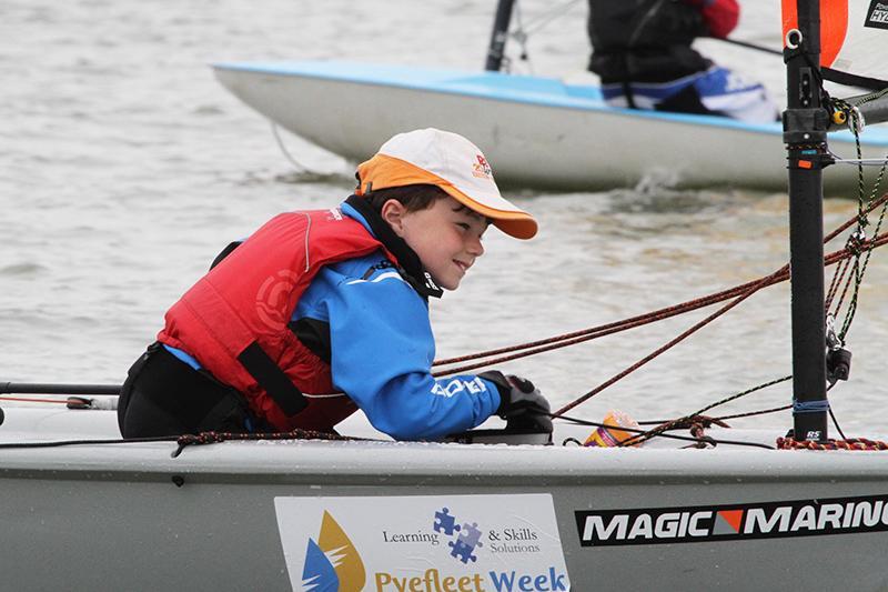 Pyefleet Week 2016 day 2 photo copyright Mandy Bines taken at Brightlingsea Sailing Club and featuring the RS Tera class