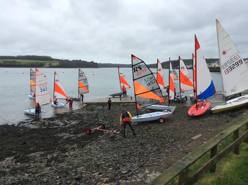 RS Tera training at Port Dinorwic photo copyright Louisa Knock / PDSC taken at Port Dinorwic Sailing Club and featuring the RS Tera class