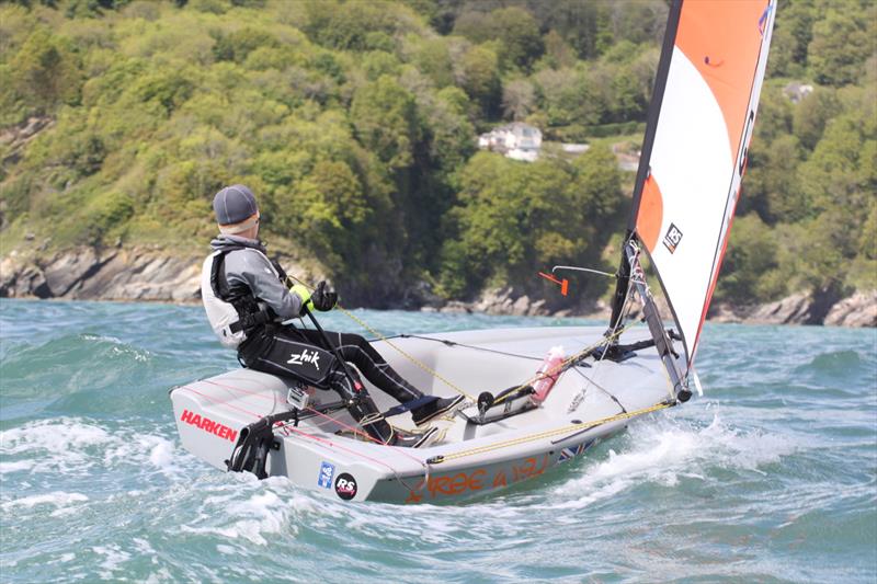 William James wins the RS Tera Sport division in the Optimum Time, RS Sailing Store Regatta on the final South West Youth Sailing Academy weekend photo copyright Nicholas James taken at Royal Dart Yacht Club and featuring the RS Tera class
