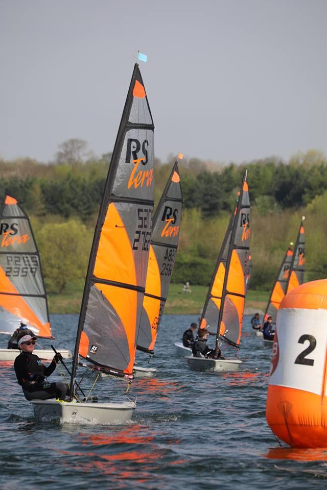 Blake Tudor wins the Pro fleet in the Rooster RS Tera Start of Seasons at Northampton photo copyright Giles Smith & Emma Somerville taken at Northampton Sailing Club and featuring the RS Tera class