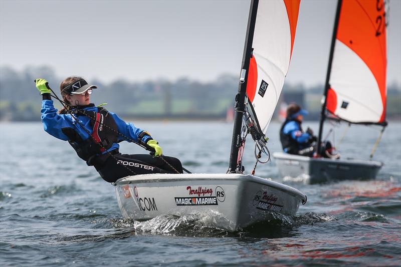 Alice Davis win the Sport fleet in the Rooster RS Tera Start of Seasons at Northampton photo copyright Giles Smith & Emma Somerville taken at Northampton Sailing Club and featuring the RS Tera class