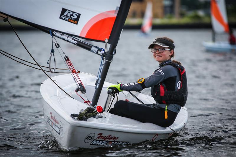 RS Tera Nationals on Cardiff Bay photo copyright Giles Smith taken at Cardiff Bay Yacht Club and featuring the RS Tera class