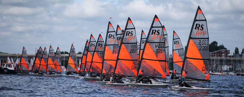 RS Tera Nationals on Cardiff Bay photo copyright Giles Smith taken at Cardiff Bay Yacht Club and featuring the RS Tera class