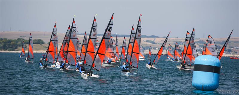 RS Tera Worlds during the RS Games at the WPNSA day 2 photo copyright Giles Smith taken at Weymouth & Portland Sailing Academy and featuring the RS Tera class