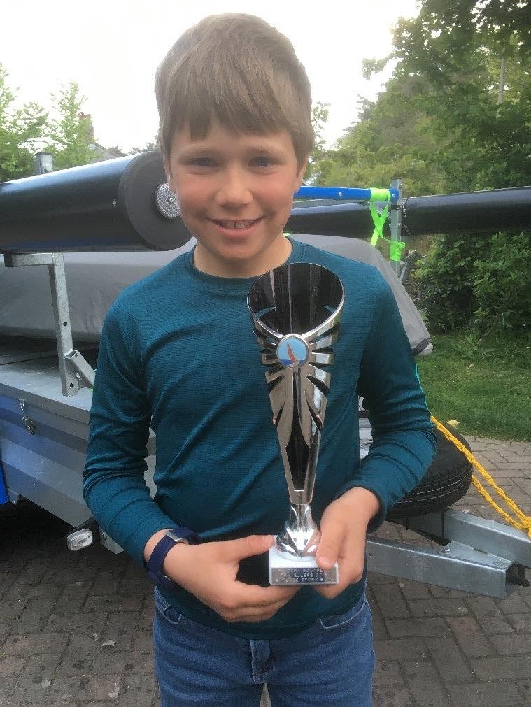 Harry West wins the Sport fleet in the 2018 RS Tera Southern Travellers' Series photo copyright RLymYC taken at Royal Lymington Yacht Club and featuring the RS Tera class