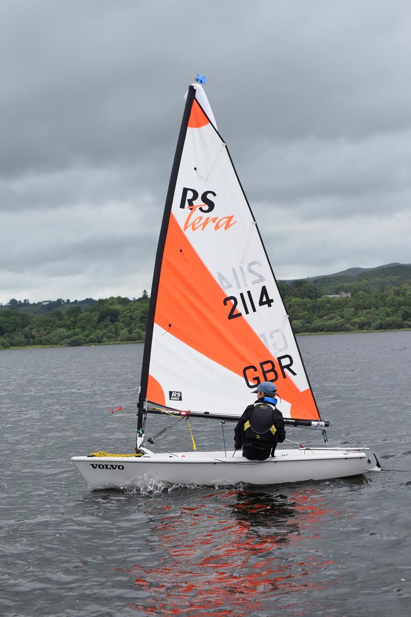 Mathew Sommerville during the North West Junior & Youth Travellers Trophy event at Bassenthwaite photo copyright Alastair Duncan taken at Bassenthwaite Sailing Club and featuring the RS Tera class