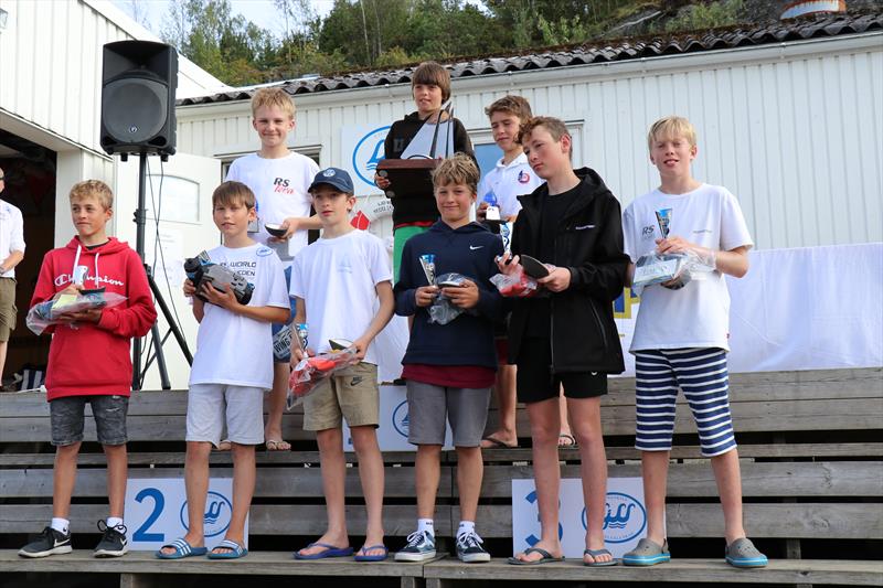 Sport Rig winners at the RS Tera World Challenge Trophy in Sweden photo copyright Lee Timothy taken at Ljungskile Segelsällskap and featuring the RS Tera class