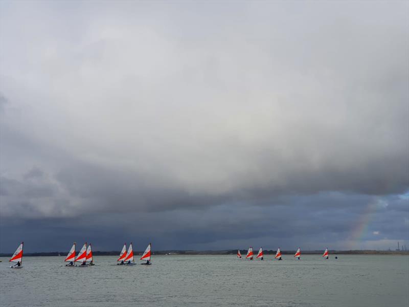 Isle of Wight RS Tera Championship photo copyright Luke Bradley taken at Gurnard Sailing Club and featuring the RS Tera class