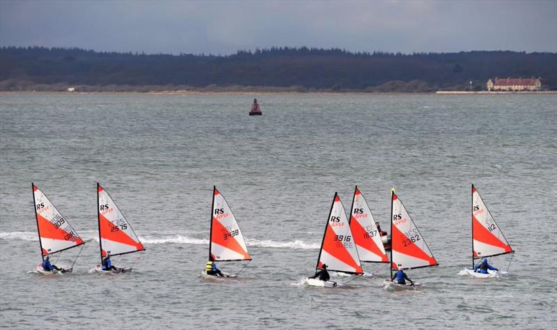 Isle of Wight RS Tera Championship photo copyright Luke Bradley taken at Gurnard Sailing Club and featuring the RS Tera class