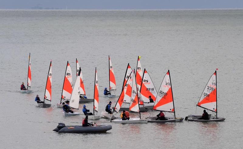 Isle of Wight RS Tera Championship photo copyright Luke Bradley taken at Gurnard Sailing Club and featuring the RS Tera class