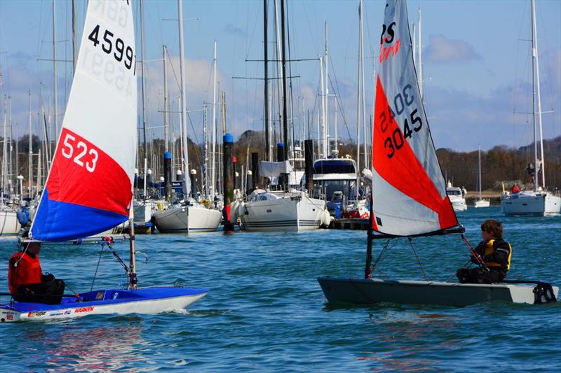 RYA Training back at HRSC photo copyright Trevor Pountain taken at Hamble River Sailing Club and featuring the RS Tera class