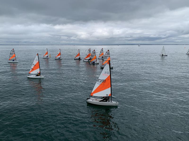 Isle of Wight Youth and Junior Dinghy Championship Series at Yarmouth photo copyright Steve Sheridan taken at Royal Victoria Yacht Club, England and featuring the RS Tera class