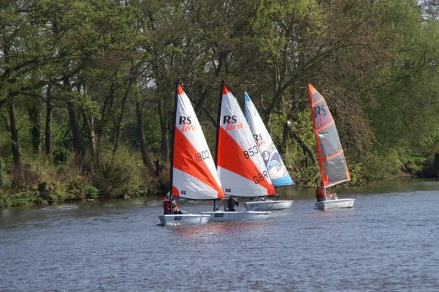 Summer comes early for the first Tera open of the season at Desborough photo copyright Lucy Jameson taken at Desborough Sailing Club and featuring the RS Tera class