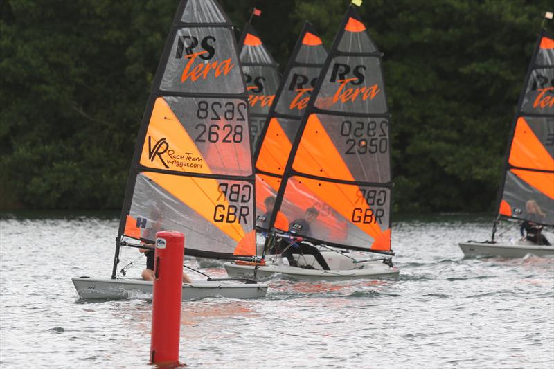 Edward Smith leads the Pro fleet off the line at Ripon SC RS Tera Open photo copyright Fiona Spence taken at Ripon Sailing Club and featuring the RS Tera class