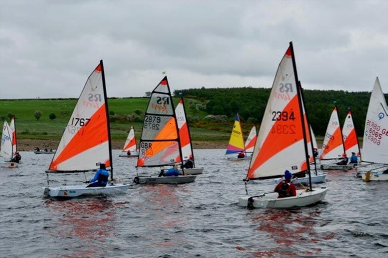 Derwent North East Youth Travellers regatta photo copyright Dave Saunders taken at Derwent Reservoir Sailing Club and featuring the RS Tera class