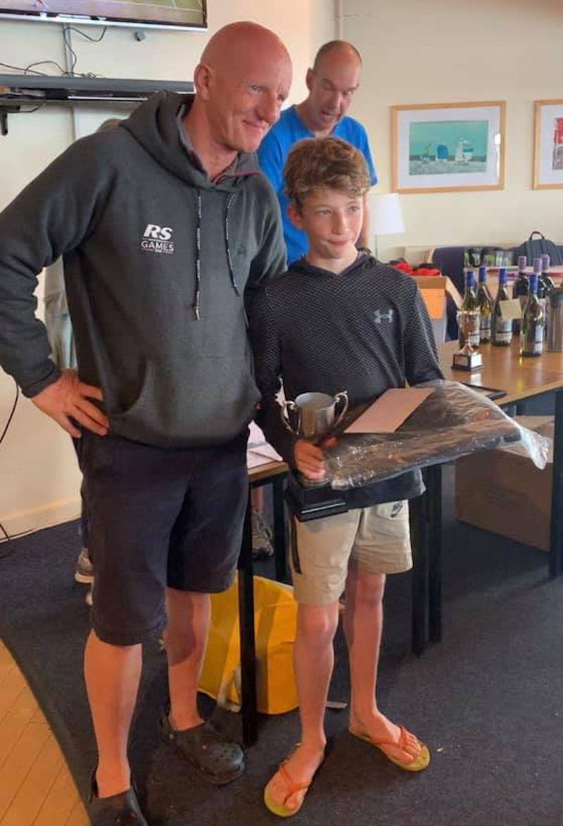 Freddie Sunderland wins the Sport fleet at the RS Tera Inland Championships at Rutland photo copyright RSC taken at Rutland Sailing Club and featuring the RS Tera class