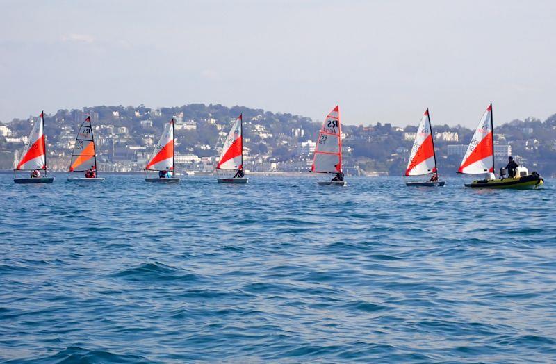 RS Tera training at Paignton photo copyright Andrew Paley taken at Paignton Sailing Club and featuring the RS Tera class