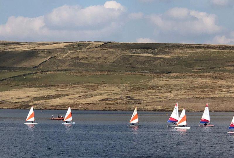 North East & Yorkshire Youth Travellers (NEYYTS) at Pennine photo copyright Claire Newcombe taken at Pennine Sailing Club and featuring the RS Tera class
