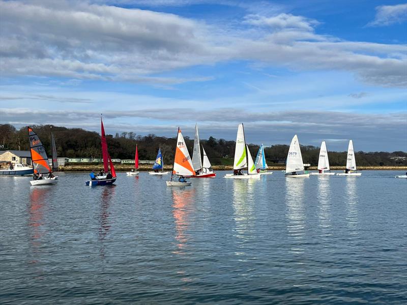 Brading Haven Yacht Club Open Icebreaker Series 2022 day 1 photo copyright Polly Schafer taken at Brading Haven Yacht Club and featuring the RS Tera class