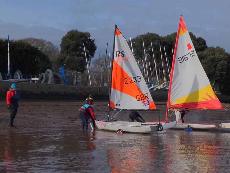 Junior Winter Race Training at Starcross photo copyright Rupert Greeves taken at Starcross Yacht Club and featuring the RS Tera class