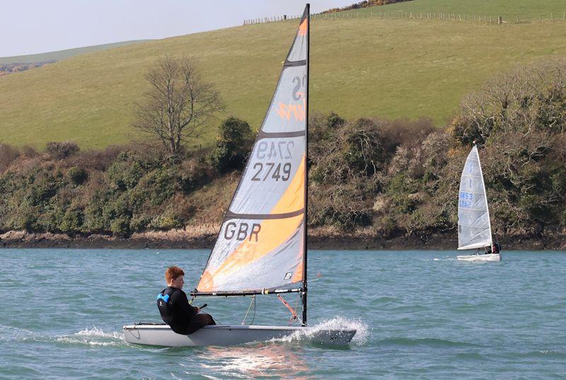 First race in 2022 for the Salcombe Yacht Club Spring Series photo copyright Lucy Burn taken at Salcombe Yacht Club and featuring the RS Tera class