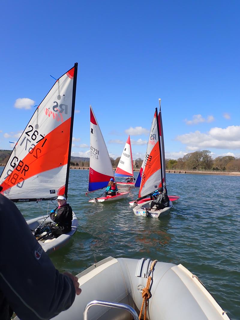 Junior winter training at Starcross Yacht Club  photo copyright Andrew Paley taken at Starcross Yacht Club and featuring the RS Tera class