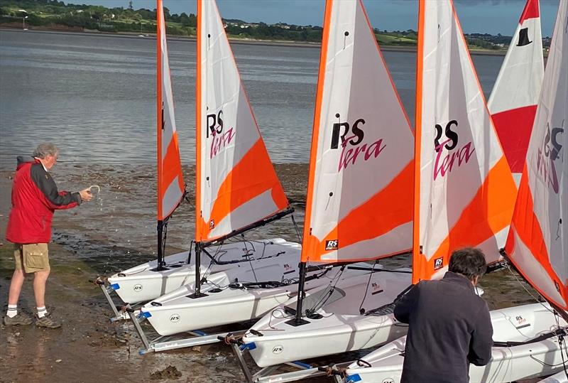 John Merricks Sailing Trust RS Teras launched at Starcross  photo copyright Andrew Paley taken at Starcross Yacht Club and featuring the RS Tera class