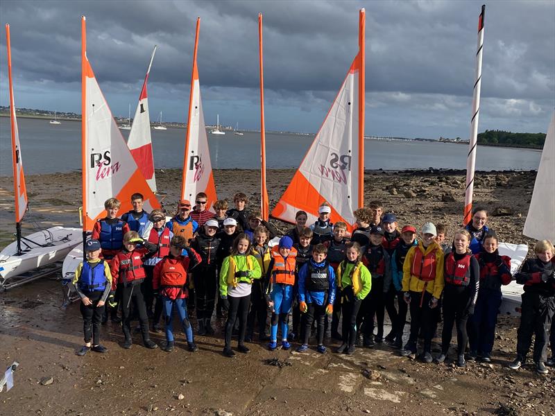 John Merricks Sailing Trust RS Teras launched at Starcross  - photo © Andrew Paley