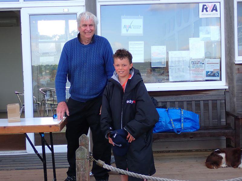 Tom Solly wins an Endevour Award - Topper and RS Tera open meeting at Starcross - photo © Helen Scott