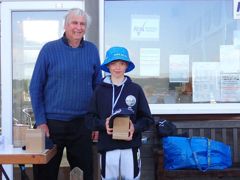 Ollie Wilson wins the Tera Sport fleet - Topper and RS Tera open meeting at Starcross photo copyright Helen Scott taken at Starcross Yacht Club and featuring the RS Tera class