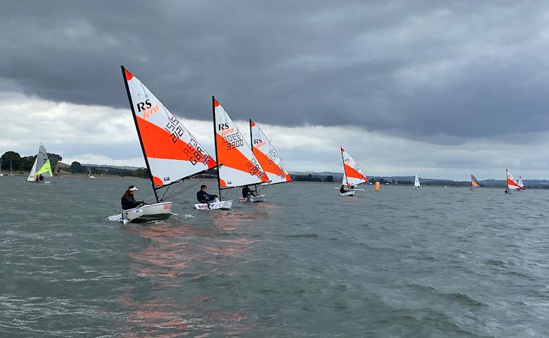 Gold Fleet during the Junior Sailing Regatta at Starcross - photo © Pete Solly