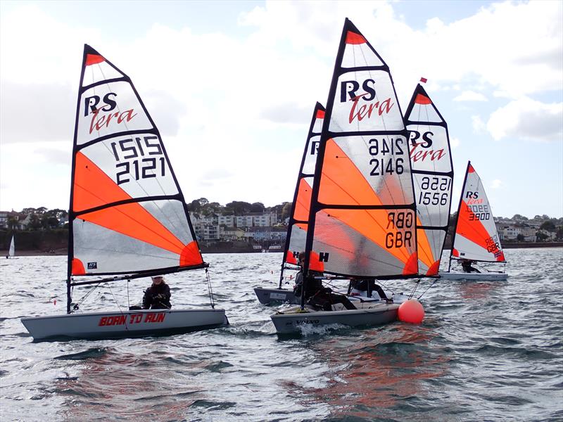 RS Tera South West Squad at Paignton photo copyright Dougal Scott taken at Paignton Sailing Club and featuring the RS Tera class