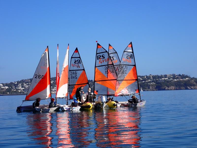 RS Tera South West Squad at Paignton photo copyright N Solly taken at Paignton Sailing Club and featuring the RS Tera class