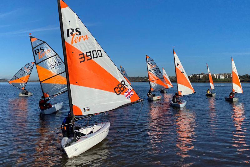 South West RS Tera Squad Winter Training at Starcross photo copyright Peter Solly taken at Starcross Yacht Club and featuring the RS Tera class