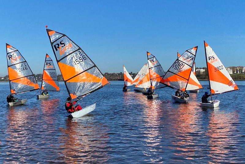 South West RS Tera Squad Winter Training at Starcross photo copyright Peter Solly taken at Starcross Yacht Club and featuring the RS Tera class