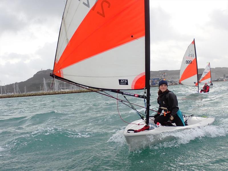 RS Tera South West Squad Camp at the WPNSA photo copyright Helen Scott taken at Weymouth & Portland Sailing Academy and featuring the RS Tera class