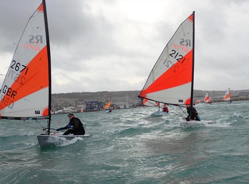 RS Tera South West Squad Camp at the WPNSA photo copyright Helen Scott taken at Weymouth & Portland Sailing Academy and featuring the RS Tera class