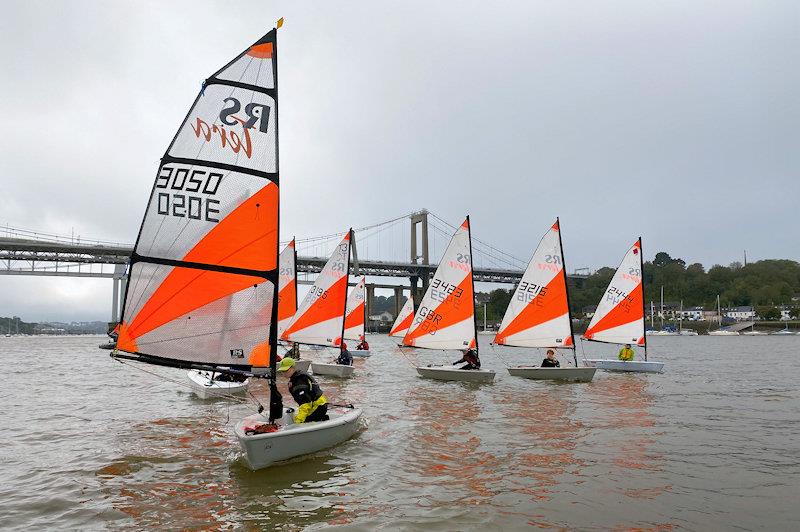 SWYSA Winter Race Coaching at Saltash photo copyright Peter Solly taken at Saltash Sailing Club and featuring the RS Tera class