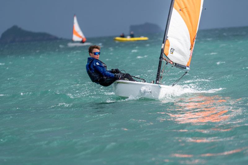 RS Tera South West Squad Winter Training at Paignton concludes with strong winds photo copyright Tom Wild taken at Paignton Sailing Club and featuring the RS Tera class