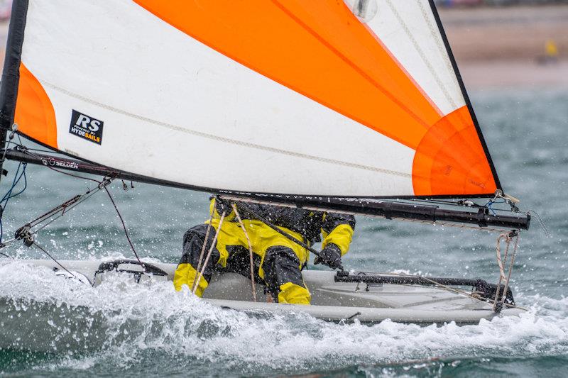 RS Tera South West Squad Winter Training at Paignton concludes with strong winds photo copyright Tom Wild taken at Paignton Sailing Club and featuring the RS Tera class