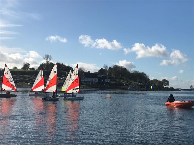 Regatta Fleet during the Rooster RS Tera End of Season Championships at Draycote Water photo copyright Marcus Collingbourne taken at Draycote Water Sailing Club and featuring the RS Tera class
