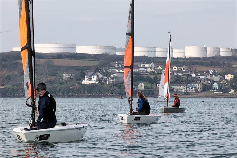 Frostbite Series at Neyland - final day photo copyright Gavin Sims taken at Neyland Yacht Club and featuring the RS Tera class